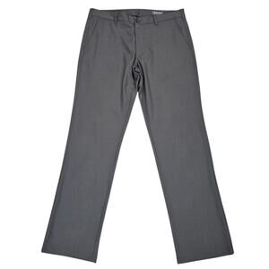 Mizzen + Main Pants Mens Size 34 x 32 Gray Baron Chino Performance Athletic